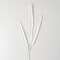 Sullivan's Christmas Faux Feather Spray, White Faux Floral Stem for Crafting, Weddings, Home and Holiday Decoration, 52 Inch